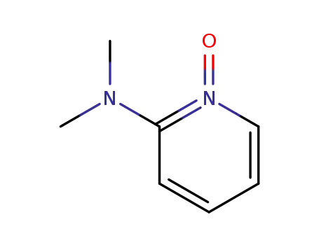 Molecular Structure of 3618-79-9 (N,N-dimethylpyridin-2-amine 1-oxide)