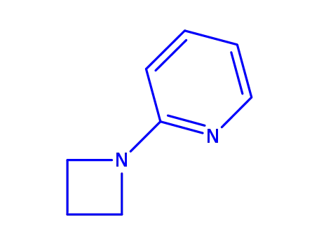 Molecular Structure of 262352-58-9 (Pyridine, 2-(1-azetidinyl)- (9CI))