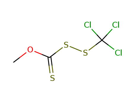 Molecular Structure of 25991-93-9 (Trichloromethyl(methoxycarbonothioyl) persulfide)