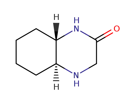 Molecular Structure of 114612-38-3 (2(1H)-Quinoxalinone,octahydro-,(4aR,8aR)-rel-(9CI))