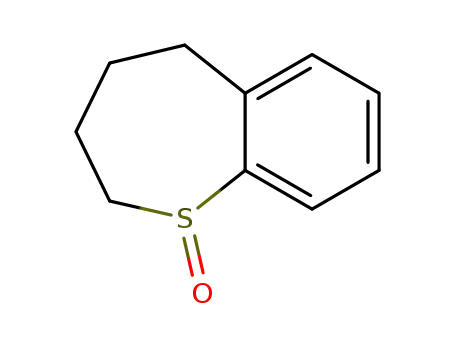 Molecular Structure of 26524-87-8 (2,3,4,5-tetrahydro-1-benzothiepine 1-oxide)