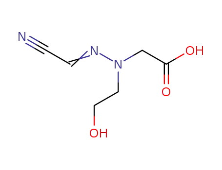 [N'-[1-Cyano-meth-(E)-ylidene]-N-(2-hydroxy-ethyl)-hydrazino]-acetic acid