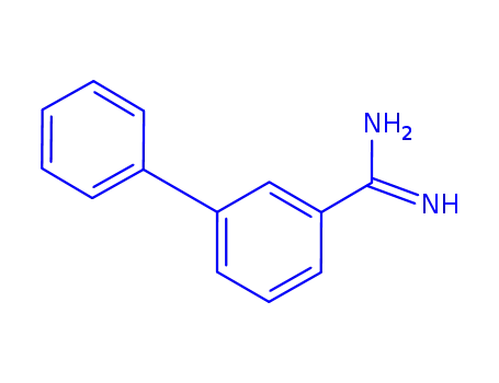 Molecular Structure of 26130-63-2 (BIPHENYL-3-CARBOXAMIDINE)