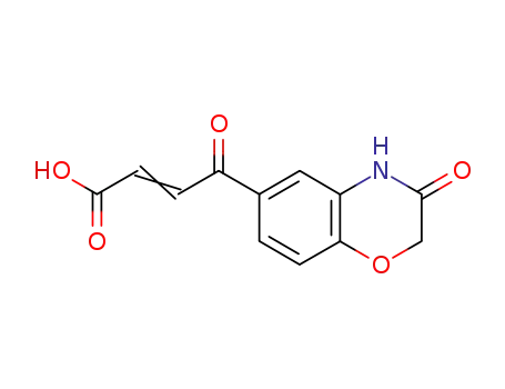 Molecular Structure of 26518-87-6 (4-OXO-4-(3-OXO-3,4-DIHYDRO-2H-1,4-BENZOXAZIN-6-YL)-2-BUTENOIC ACID)
