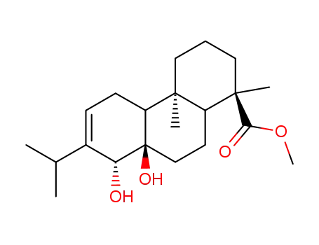 (1R)-1,2,3,4,4a,4bα,5,8,8a,9,10,10aα-Dodecahydro-8α,8aα-dihydroxy-1,4aβ-dimethyl-7-isopropylphenanthrene-1α-carboxylic acid methyl ester
