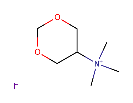 Molecular Structure of 32061-17-9 (N,N,N-trimethyl-1,3-dioxan-5-aminium)