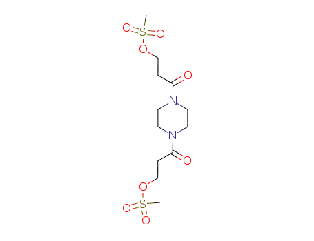 1-Propanone,1,1'-(1,4-piperazinediyl)bis[3-[(methylsulfonyl)oxy]- cas  2608-24-4