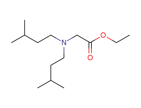 Molecular Structure of 2765-31-3 (ethyl N,N-bis(3-methylbutyl)glycinate)