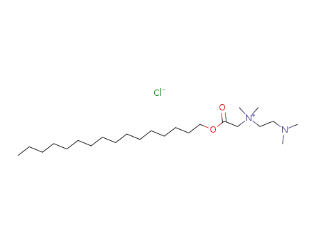 Molecular Structure of 26072-72-0 (N-[2-(dimethylamino)ethyl]-2-(hexadecyloxy)-N,N-dimethyl-2-oxoethanaminium chloride)