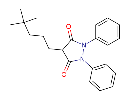 3,5-Pyrazolidinedione,4-(4,4-dimethylpentyl)-1,2-diphenyl- cas  32060-76-7