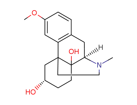 Molecular Structure of 3205-46-7 (3-Methoxy-6α,14-dihydroxy-N-methyl-morphinan)