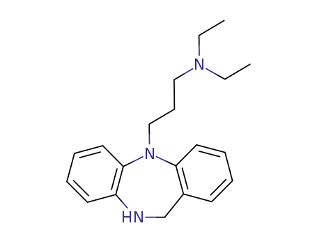 Molecular Structure of 32047-63-5 (5-[3-(Diethylamino)propyl]-10,11-dihydro-5H-dibenzo[b,e][1,4]diazepine)