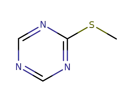 Molecular Structure of 26292-91-1 (2-(methylsulfanyl)-1,3,5-triazine)