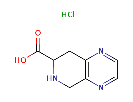 Pyrido[3,4-b]pyrazine-7-carboxylic acid, 5,6,7,8-tetrahydro-, hydrochloride