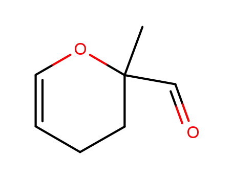 Molecular Structure of 26334-42-9 (2-methyl-3,4-dihydro-2H-pyran-2-carbaldehyde)