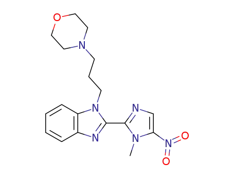 2-(1-methyl-5-nitro-1H-imidazol-2-yl)-1-[3-(morpholin-4-yl)propyl]-1H-benzimidazole