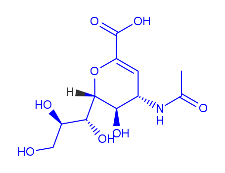 4-Acetylamino-2,6-anhydro-3,4-dideoxy-D-glycero-D-galactonon-2-enonic acid