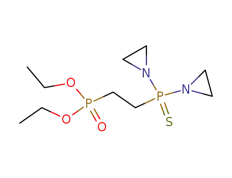 Molecular Structure of 2611-84-9 (diethyl {2-[bis(aziridin-1-yl)phosphorothioyl]ethyl}phosphonate)