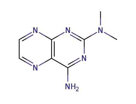 Molecular Structure of 26212-44-2 (N~2~,N~2~-dimethylpteridine-2,4-diamine)