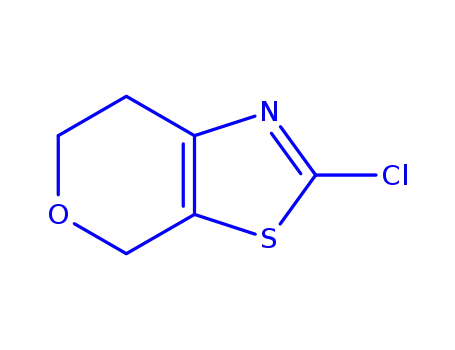 Molecular Structure of 259810-13-4 (2-Chloro-6,7-dihydro-4H-pyrano[4,3-d]thiazole)