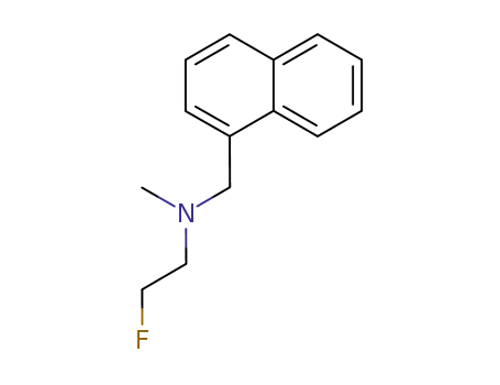 Molecular Structure of 318-88-7 (2-fluoro-N-methyl-N-(naphthalen-1-ylmethyl)ethanamine)