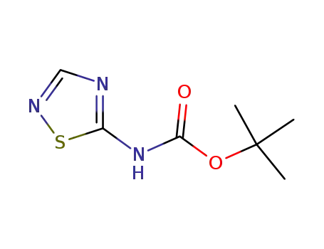 카르 밤산, 1,2,4- 티아 디아 졸 -5- 일-, 1,1- 디메틸 에틸 에스테르 (9CI)
