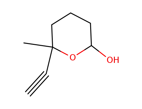 2H-Pyran-2-ol, 6-ethynyltetrahydro-6-methyl- (8CI)