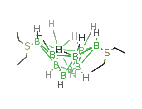 Molecular Structure of 32124-79-1 (6,9-{(C2H5)2S}2-B10H12)