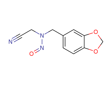 Acetonitrile,2-[(1,3-benzodioxol-5-ylmethyl)nitrosoamino]- cas  3201-36-3