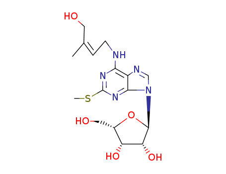 Adenosine,N-(4-hydroxy-3-methyl-2-butenyl)-2-(methylthio)-