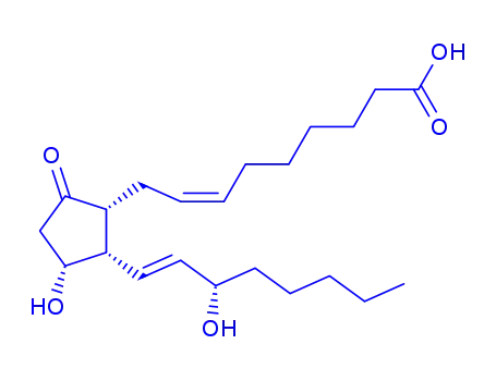 Molecular Structure of 26198-80-1 (1a,1b-dihomoprostaglandin E2)