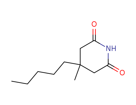 2,6-Piperidinedione,4-methyl-4-pentyl- cas  2686-78-4