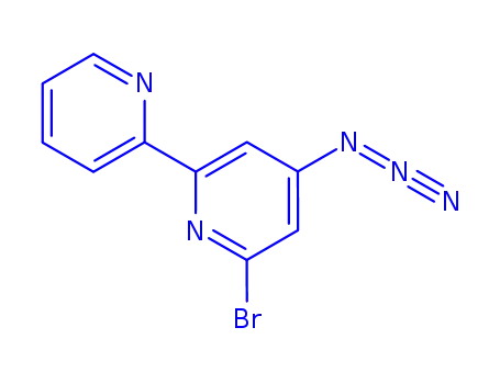 Molecular Structure of 265998-66-1 (6-BROMO-4-AZIDO-2,2'-BIPYRIDINE)