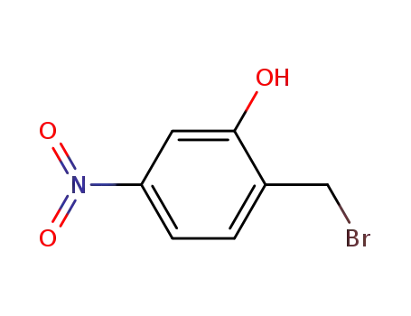 Molecular Structure of 26647-60-9 (2-Bromomethyl-5-nitro-phenol)