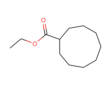 Molecular Structure of 26600-35-1 (Cyclononanecarboxylic acid ethyl ester)