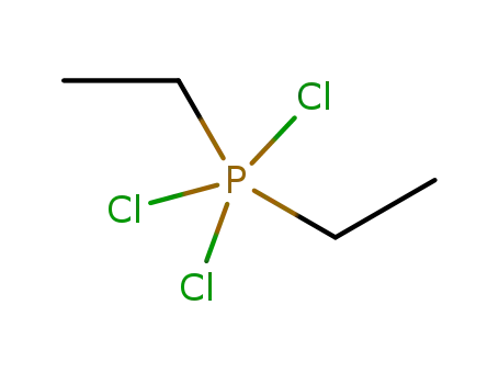 Molecular Structure of 2725-69-1 (trichloro(diethyl)-lambda~5~-phosphane)