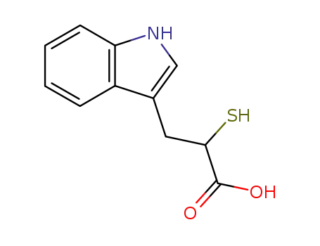 Indole-3-propionic acid, -alpha--mercapto-, DL- (8CI)