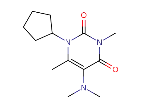 1-Cyclopentyl-5-(dimethylamino)-3,6-dimethylpyrimidine-2,4(1H,3H)-dione