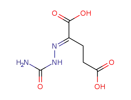Molecular Structure of 2704-31-6 ((2Z)-2-(carbamoylhydrazono)pentanedioic acid)