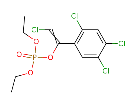 りん酸2-クロロ-1-(2,4,5-トリクロロフェニル)エテニルジエチル