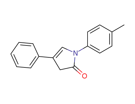 Molecular Structure of 32283-36-6 (1-(4-methylphenyl)-4-phenyl-1,3-dihydro-2H-pyrrol-2-one)