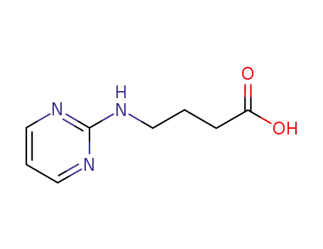 Molecular Structure of 27179-33-5 (Butanoic acid, 4-(2-pyrimidinylamino)- (9CI))