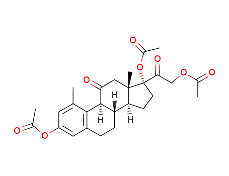 3,17,21-Triacetoxy-1-methyl-19-norpregna-1,3.5<sup>(10)</sup>-trien-11,20-dion