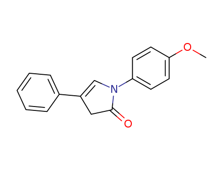 2H-Pyrrol-2-one,1,3-dihydro-1-(4-methoxyphenyl)-4-phenyl- cas  32283-35-5