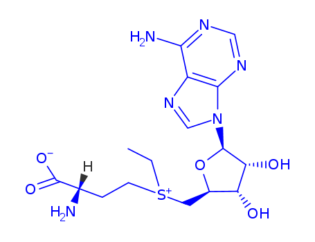 Adenosine,5′-[[(3S)-3-amino-3-carboxypropyl]ethylsulfonio]-5′-deoxy-,innersalt