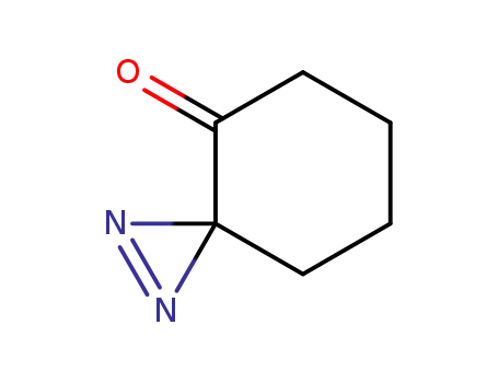 Molecular Structure of 3400-47-3 (1,2-diaza-spiro[2.5]oct-1-en-4-one)