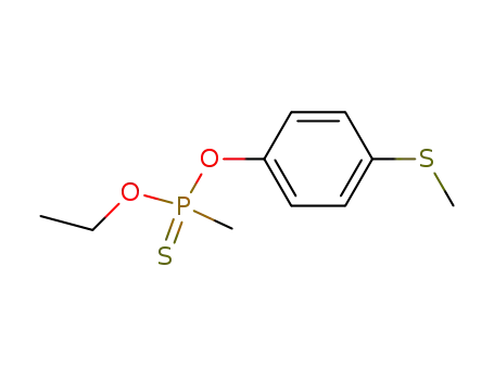 Molecular Structure of 2703-13-1 (ethoxy-methyl-(4-methylsulfanylphenoxy)-sulfanylidene-phosphorane)