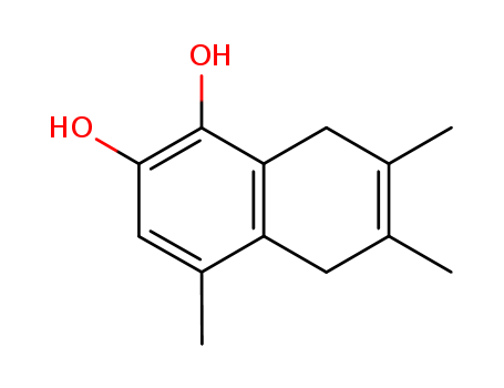 1,2-NAPHTHALENEDIOL,5,8-DIHYDRO-4,6,7-TRIMETHYL-CAS