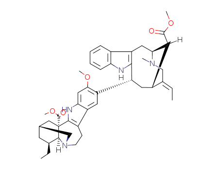 Ibogamine-18-carboxylicacid, 13-methoxy-12-[(3a)-17-methoxy-17-oxovobasan-3-yl]-, methyl ester cas  2580-82-7