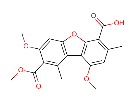 3,9-디메톡시-1,7-디메틸-2,6-디벤조푸란디카르복실산 2-메틸 에스테르
